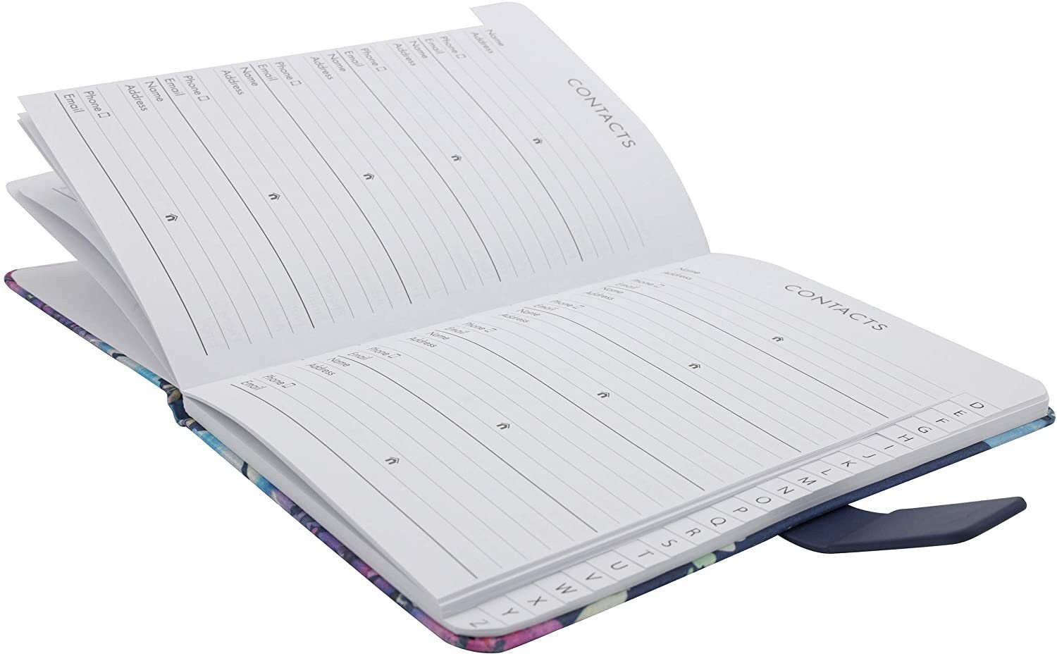 Floral A5 Address Book: Vintage Fabric Birthday Organizer Etsy