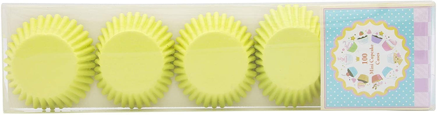 Lime Mini Cupcake Cases: Baking Cups, Pack of 100