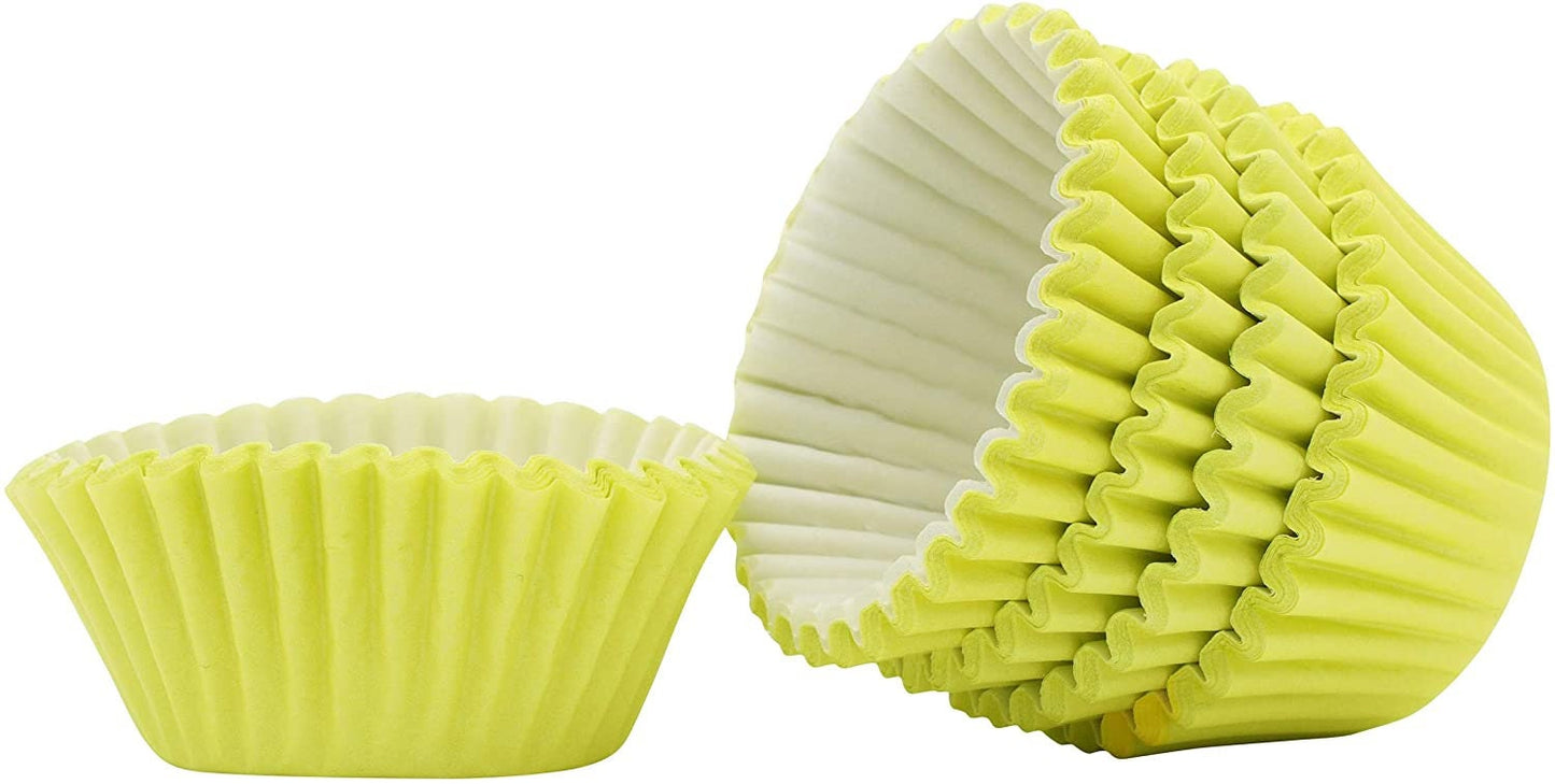 Lime Mini Cupcake Cases: Baking Cups, Pack of 100