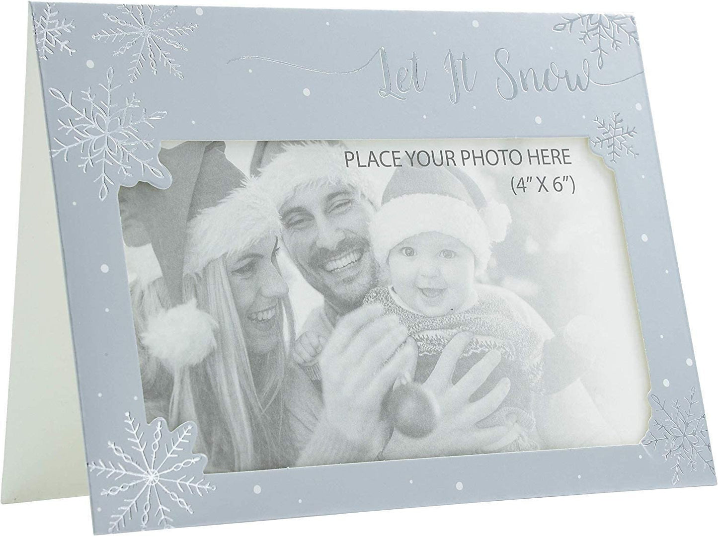 Christmas Photo Frame Cards & Envelopes Personalised Any Family Picture pack of 6