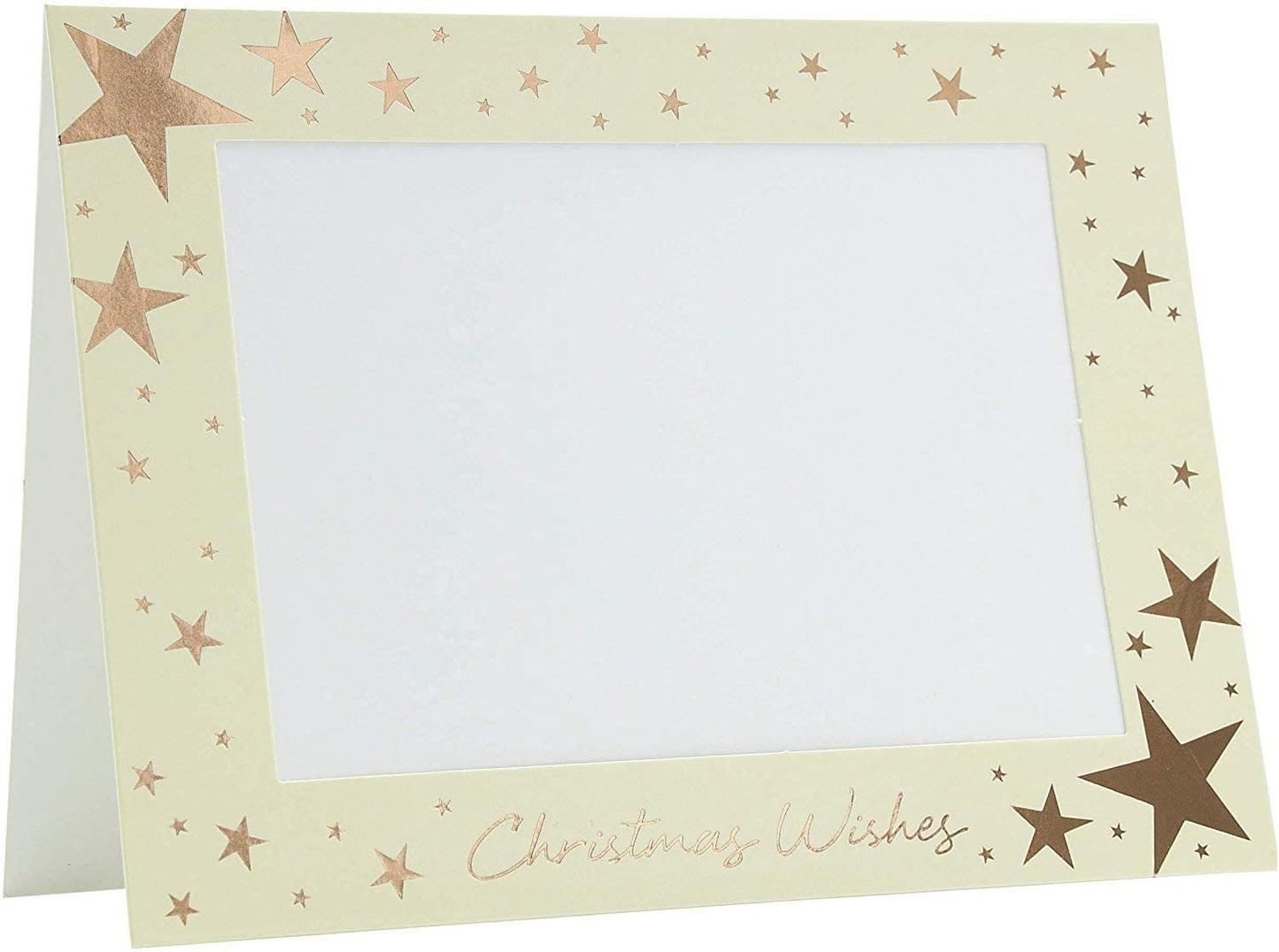Christmas Photo Frame Cards & Envelopes Personalised Any Family Picture pack of 6