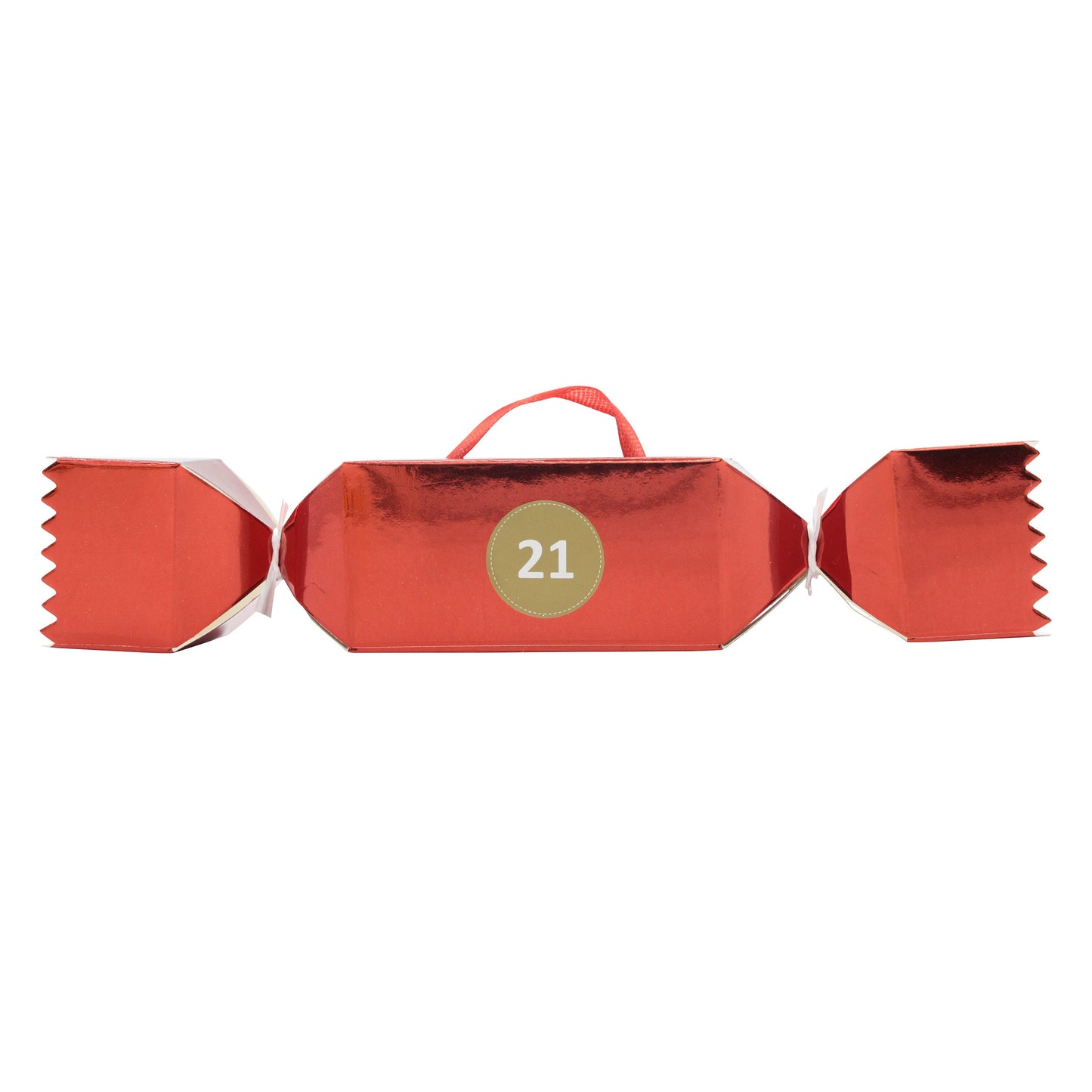 DIY Christmas Cracker Advent Calendar Kit: Foil Boxes & Stickers