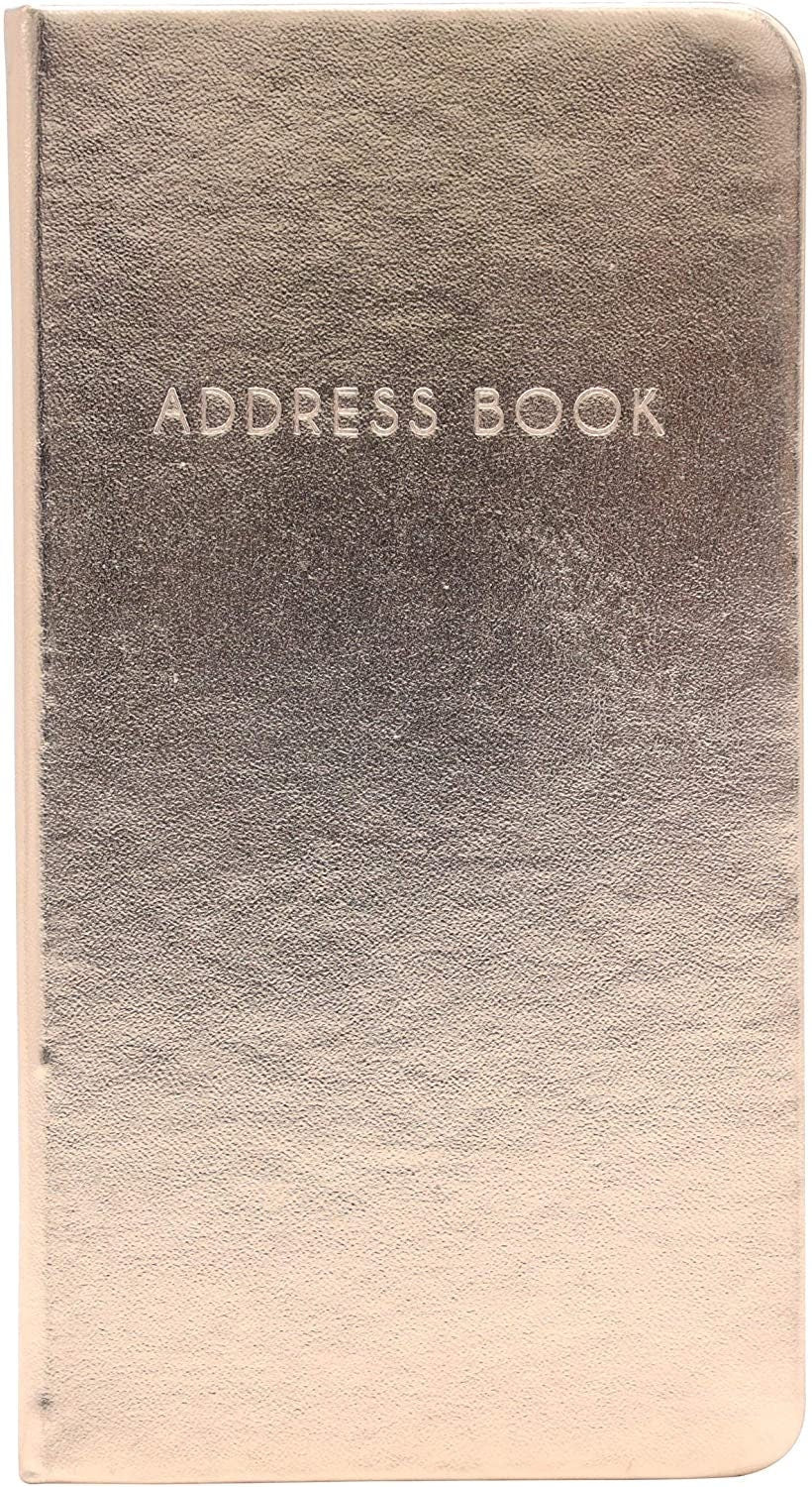 Telephone Address Book A-Z Index Hard Back Cover Slim Address - Birthday Book Keechi & co.