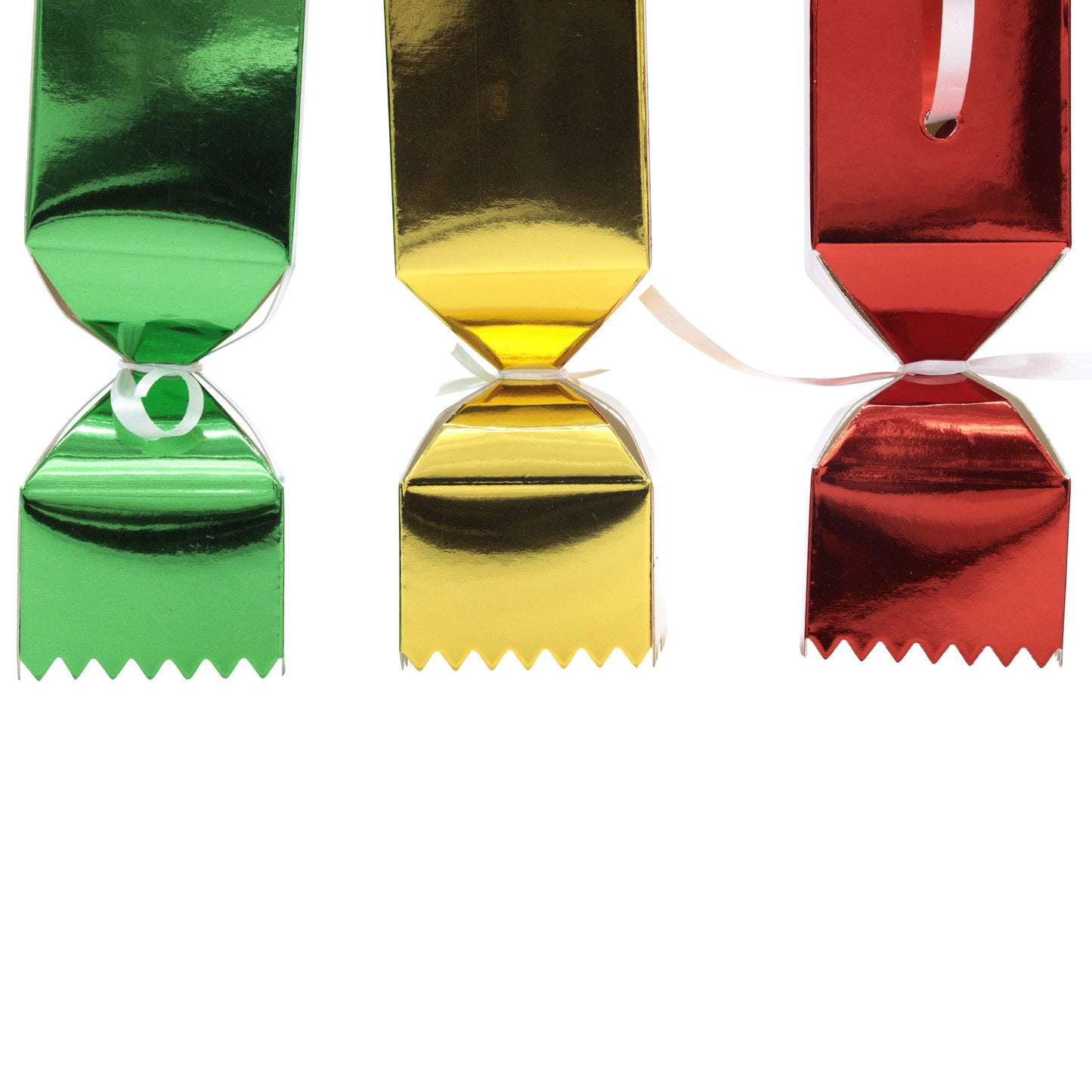 Make Your Own Advent Calendars Children Vintage Christmas Tree Decoration Foil Crackers with 1-24 Countdown Stickers Keechi & co.