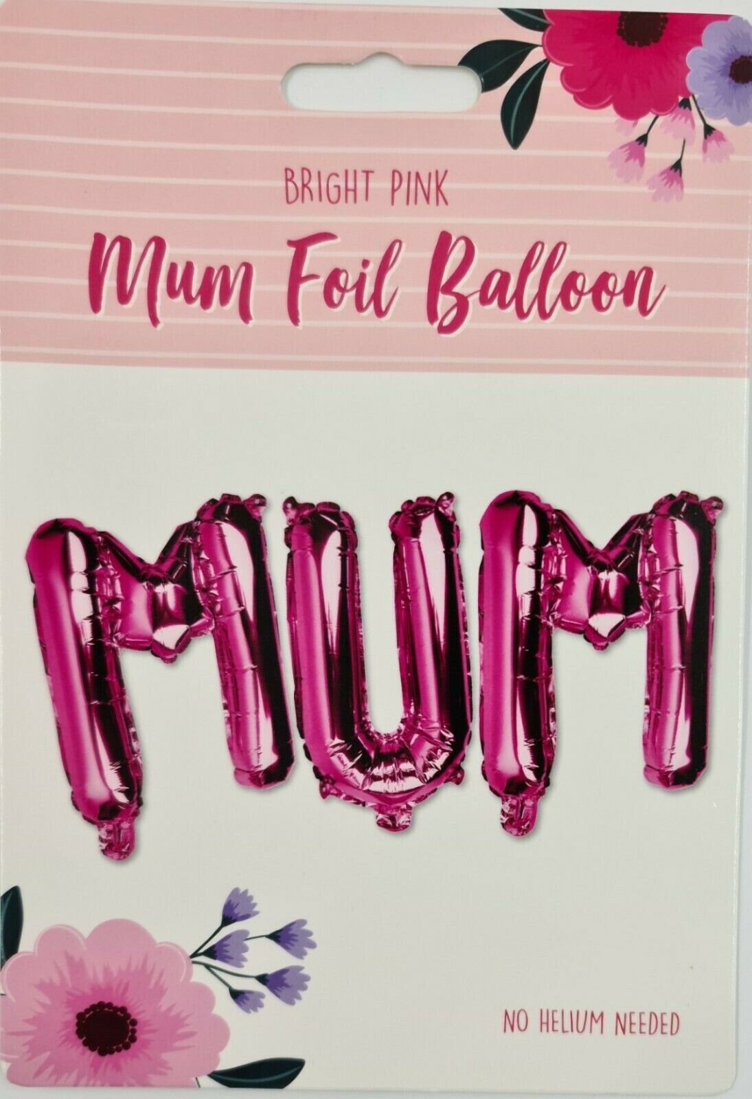 Mum mom balloon Happy Mothers Day foil Birthday Self Inflatable Rose Gold Cerise Keechi & co.