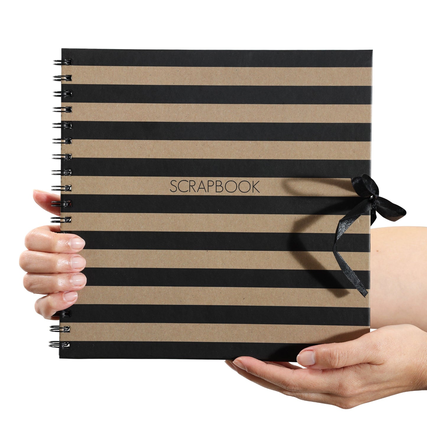 Photo Scrapbook Album: Family Memory Book with Black Paper (25x25cm)