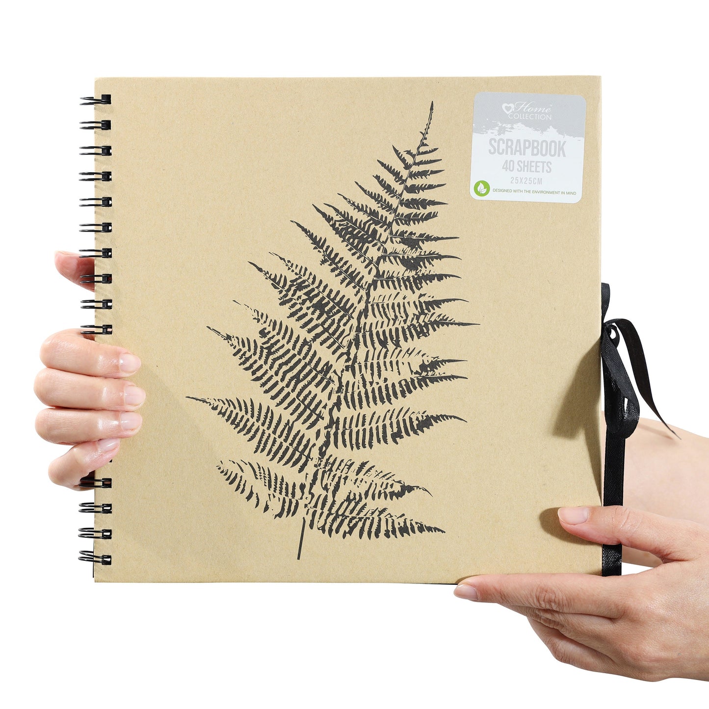 Photo Scrapbook Album: Family Memory Book with Black Paper (25x25cm)