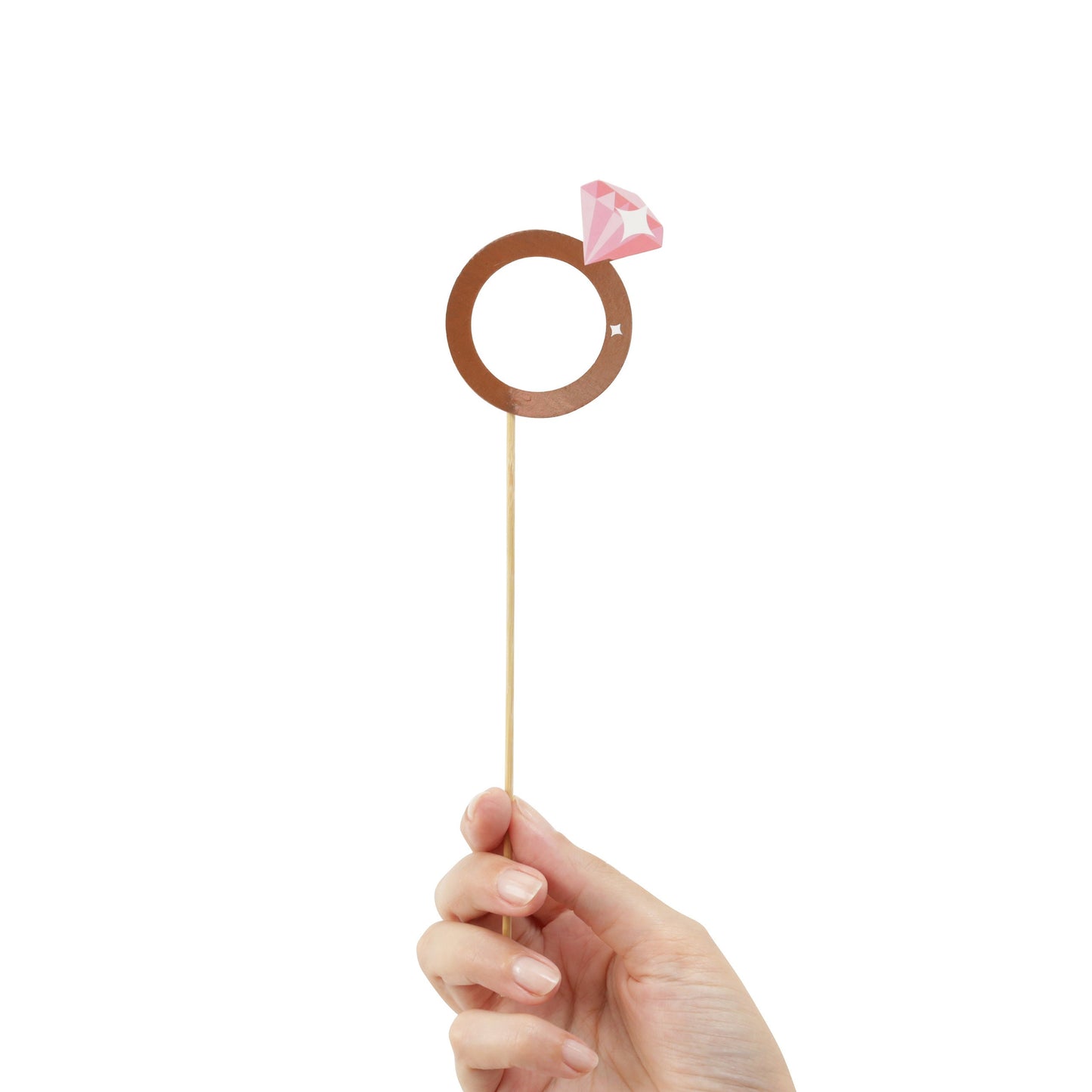 Hen Party Photo Booth Props: Pink & Rose Gold Selfie Props (Set of 10) Etsy