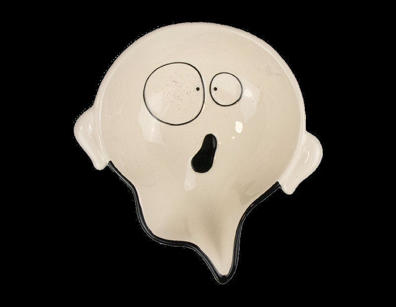 Halloween Candy Bowls: Spooky Stoneware Ghost, Bat, Skull Set Etsy
