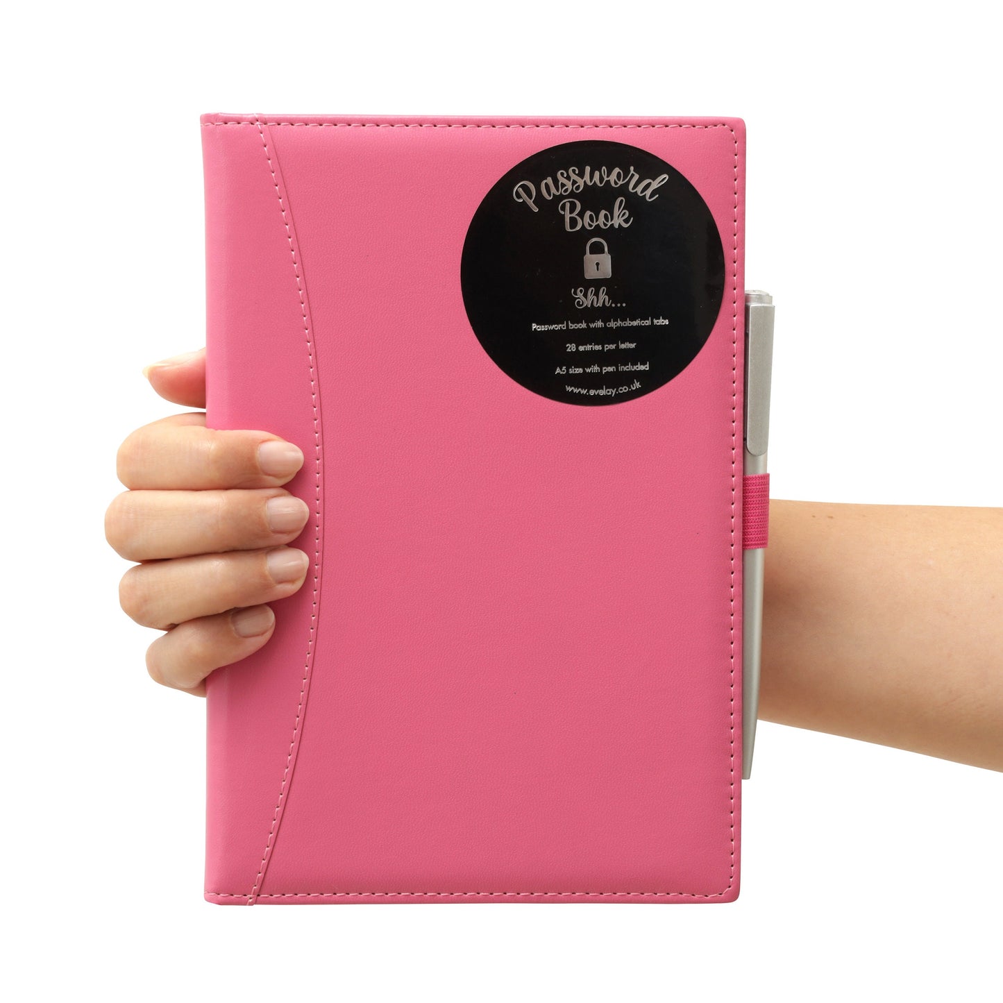 Password Username Book A-Z Index Hard Back A5 Contact Book red navy lime green purple red black With Pen Keechi & co.