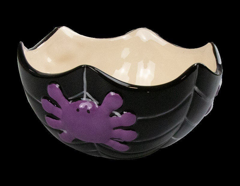 Halloween Candy Bowls: Spooky Stoneware Ghost, Bat, Skull Set Etsy