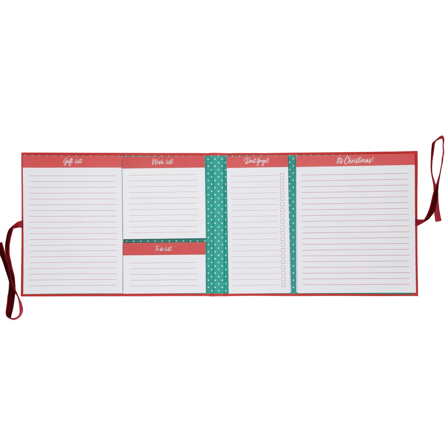 Christmas planner diary hard back gift organiser notes to do wish gift list don't forget its Christmas reminder 2024 2023 Keechi & co.