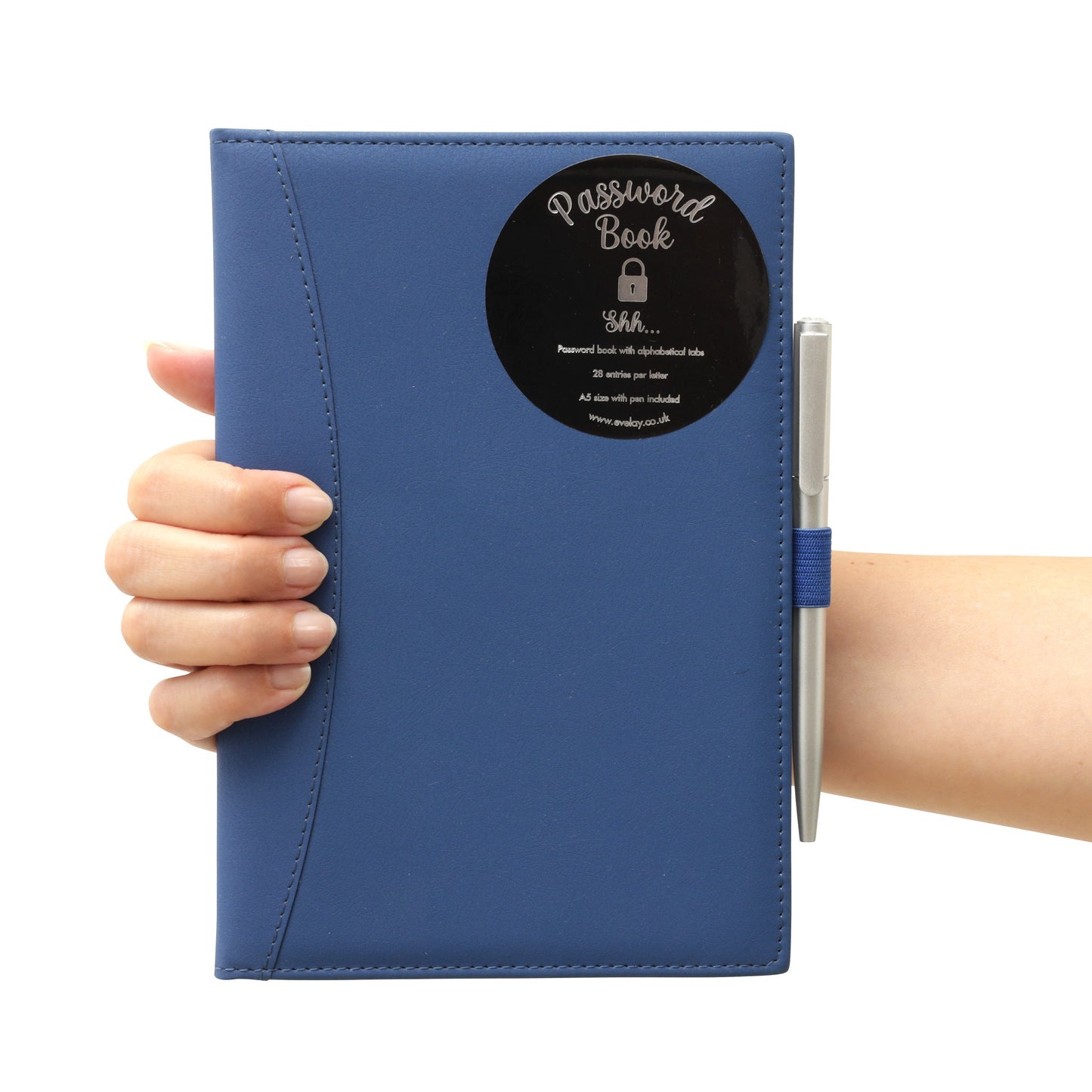 Password Username Book A-Z Index Hard Back A5 Contact Book red navy lime green purple red black With Pen Keechi & co.