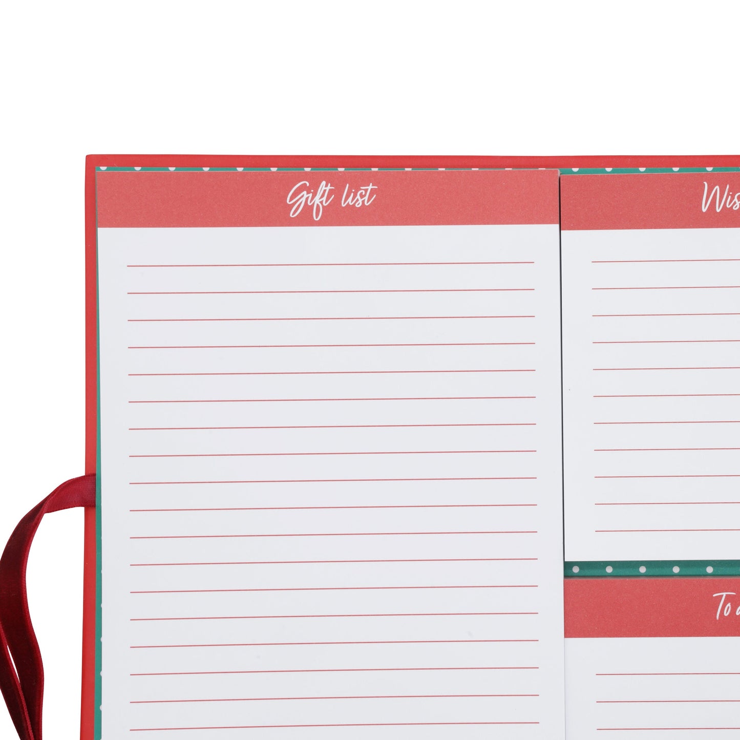 Christmas planner diary hard back gift organiser notes to do wish gift list don't forget its Christmas reminder 2024 2023 Keechi & co.