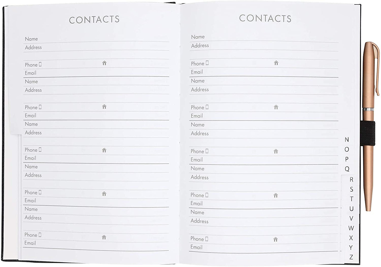 A5 Satin Address Book: Floral Design with Magnetic Closure Etsy