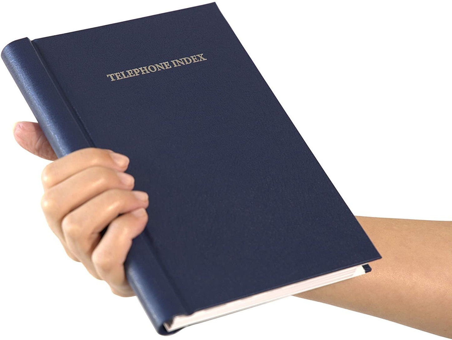 Blue Telephone Address Book: A-Z Index, Spiral Bound A5