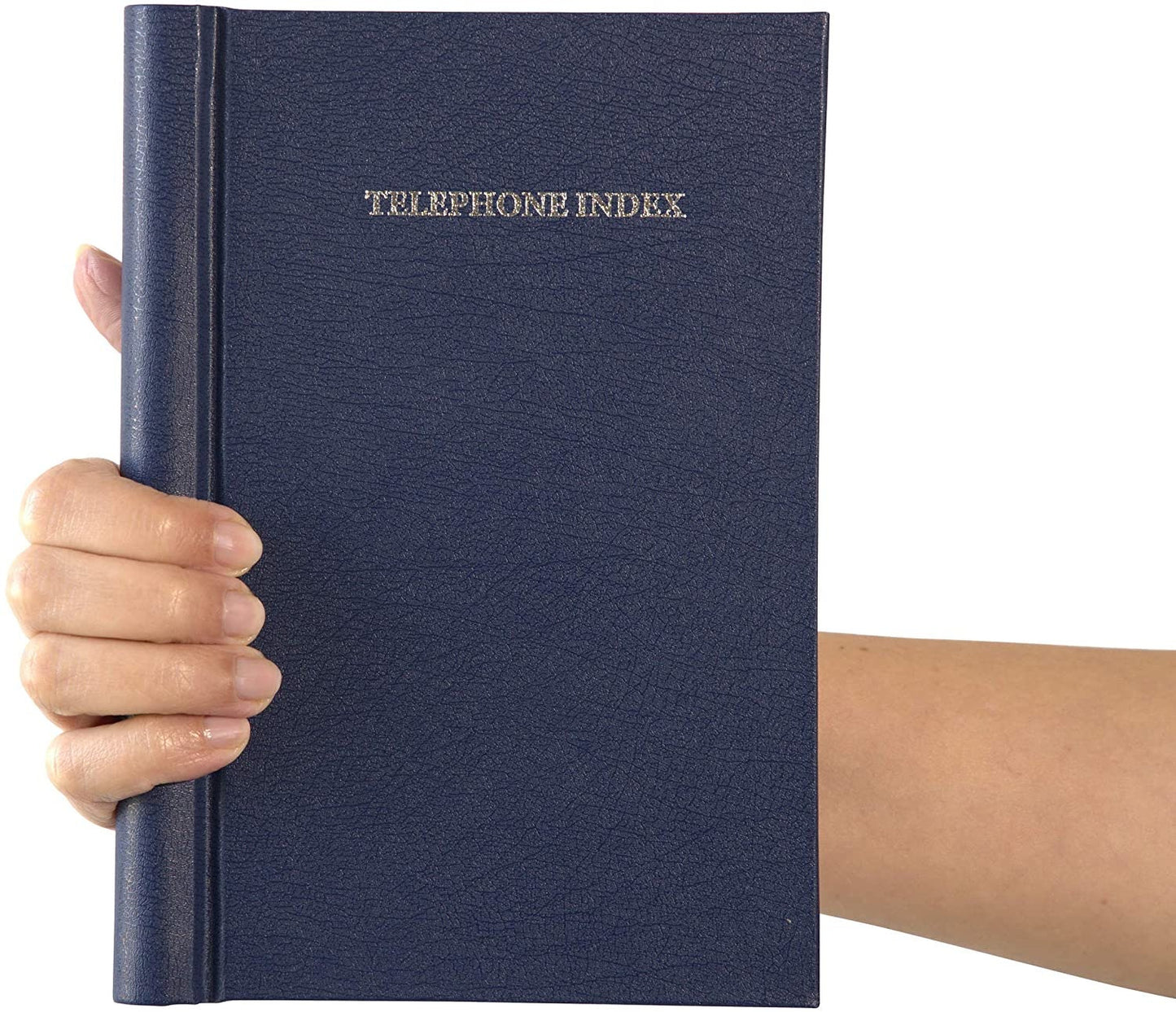 Blue Telephone Address Book: A-Z Index, Spiral Bound A5