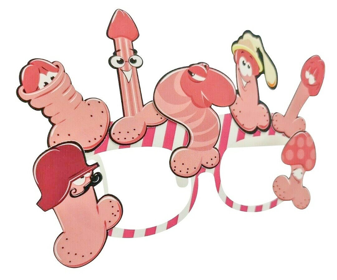 6 Hen Party Willy Glasses Team Bride To Be Hens Do Night Bridal Prop Accessories Etsy