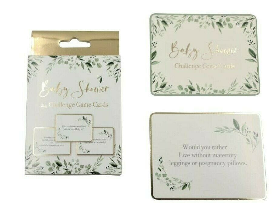 Baby Shower Game Cards: 'True or False' & 'Would You Rather' - 24 Cards