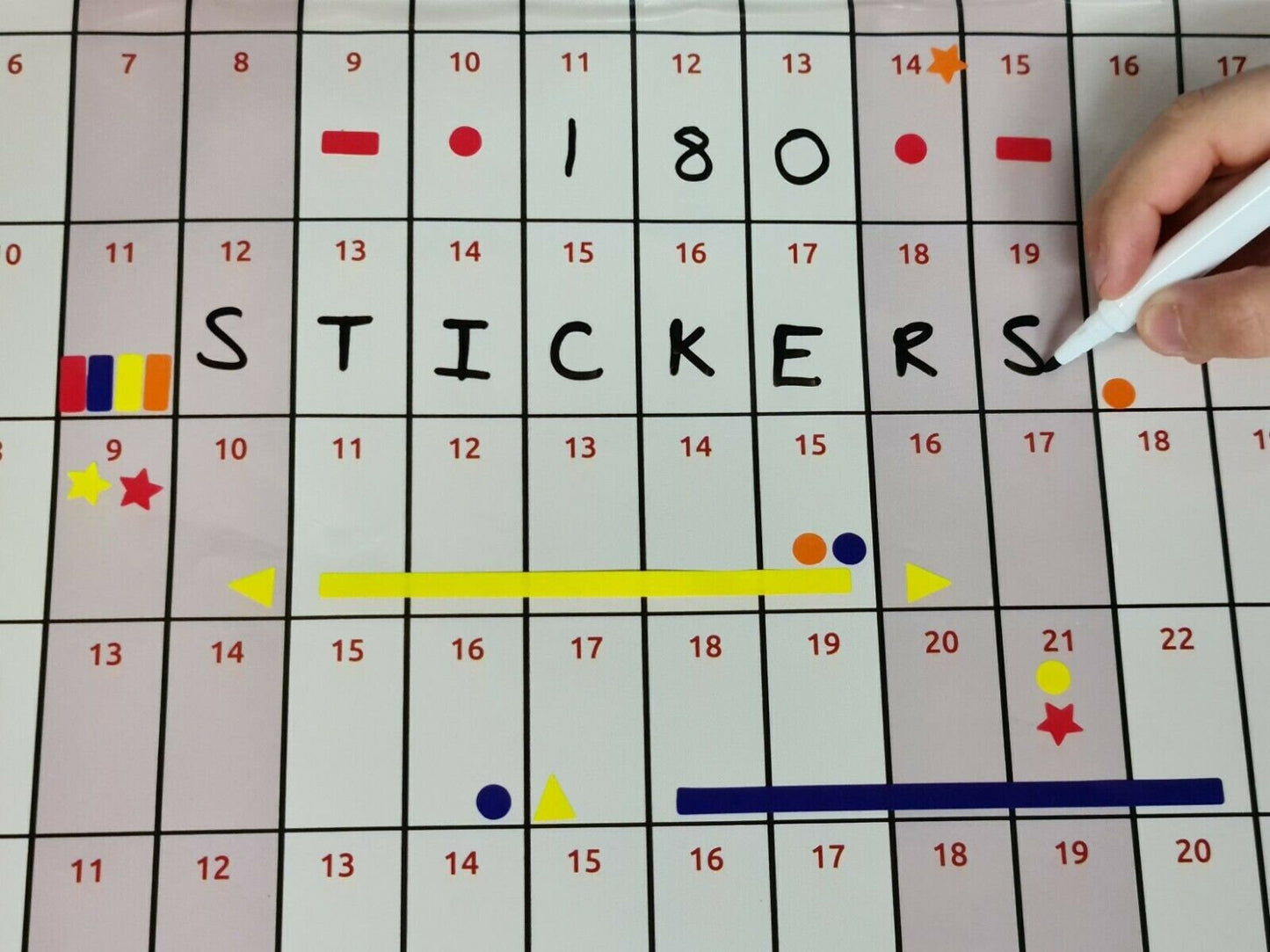 2025 Giant A0 Size Full Year Wall Planner Calendar Home Office Work Wipe Clean Keechi & co.