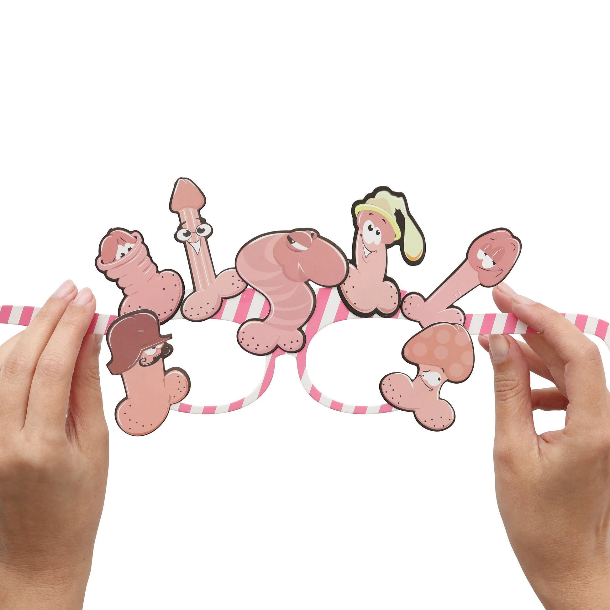 6 Hen Party Willy Glasses Team Bride To Be Hens Do Night Bridal Prop Accessories Etsy