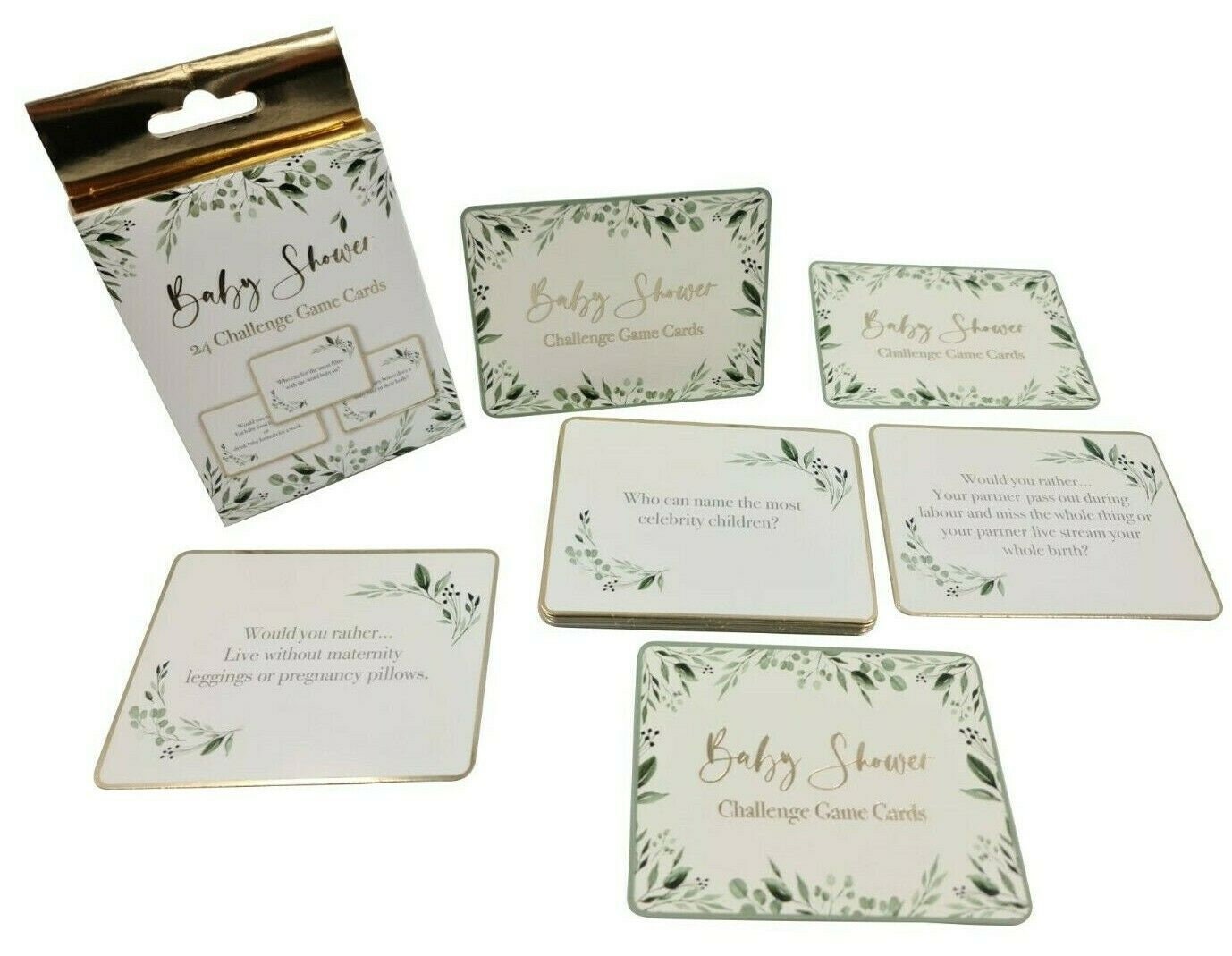 Baby Shower Game Cards: 'True or False' & 'Would You Rather' - 24 Cards