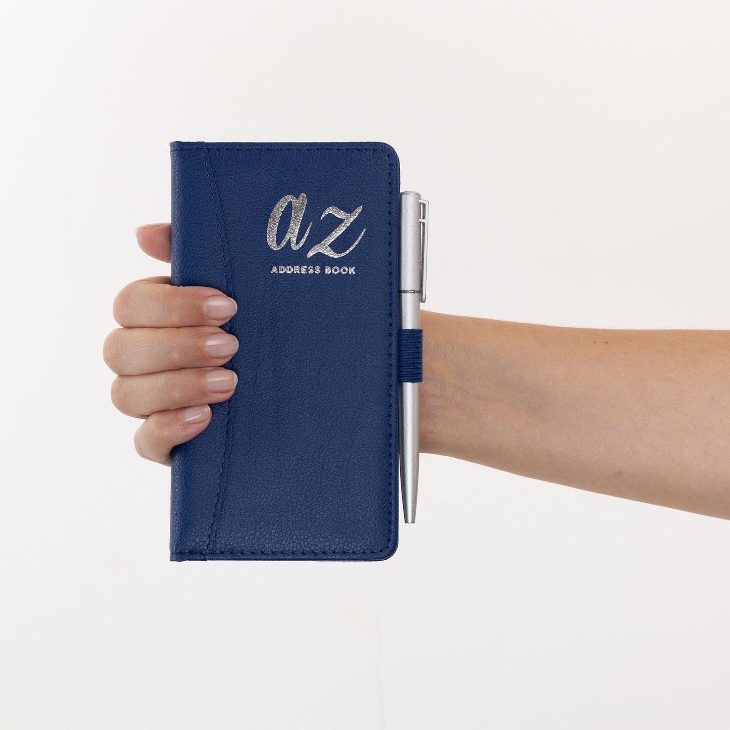 Telephone Address Book A-Z Index Hard Back Cover Slim Address & Pen Etsy