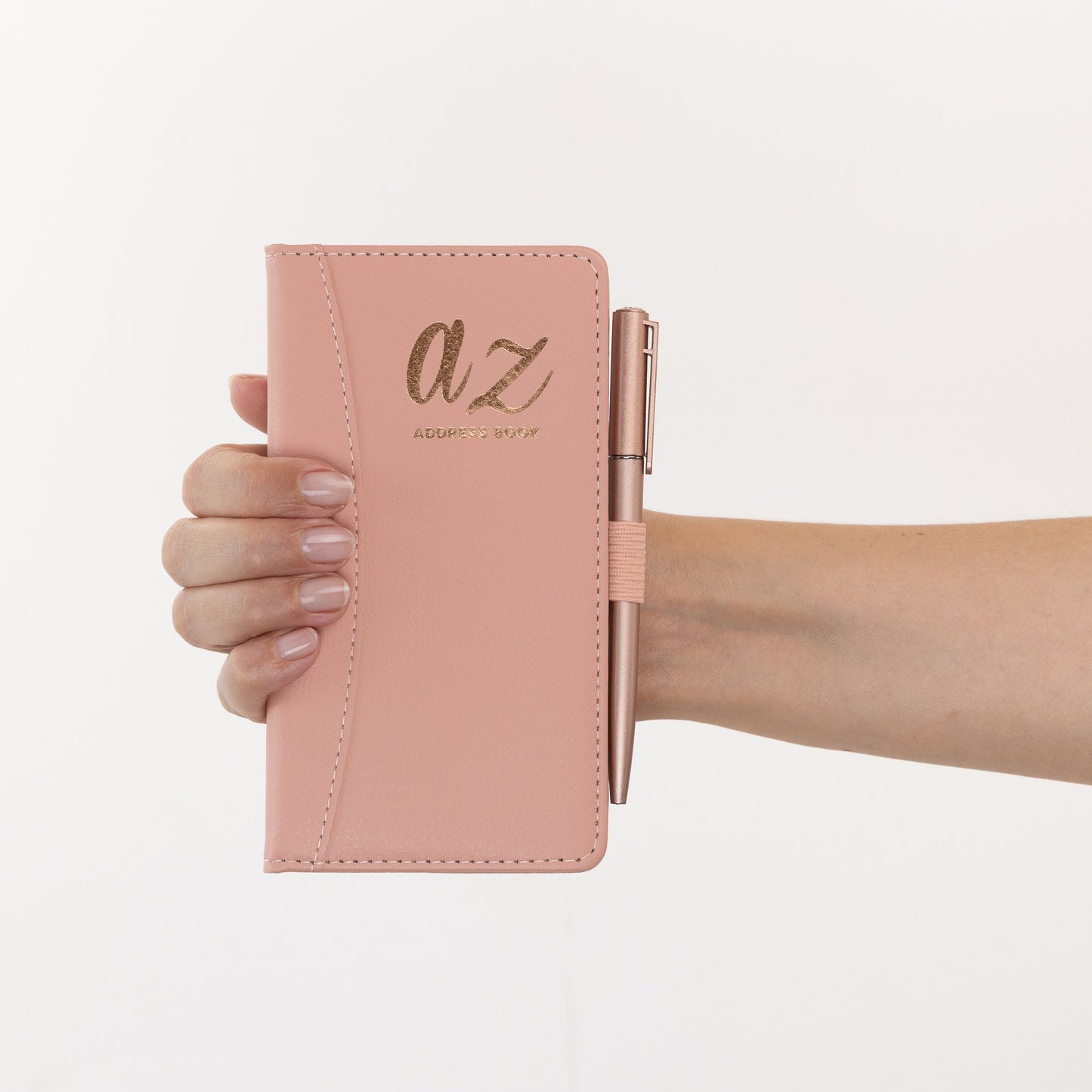 Telephone Address Book A-Z Index Hard Back Cover Slim Address & Pen Etsy