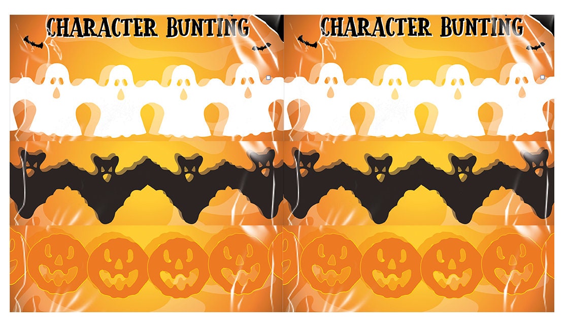 Halloween Banners Bunting Garland Decoration Bat Pumpkin Ghost Etsy