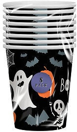 Halloween Partyware Children's Ghost Pumpkin Plates Cups Napkins Table Cover Keechi & co.