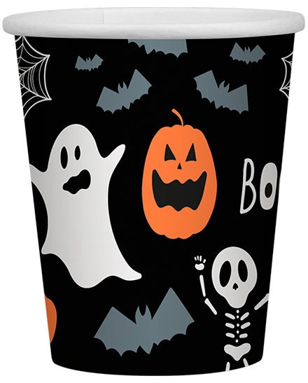 Halloween Partyware Children's Ghost Pumpkin Plates Cups Napkins Table Cover Etsy
