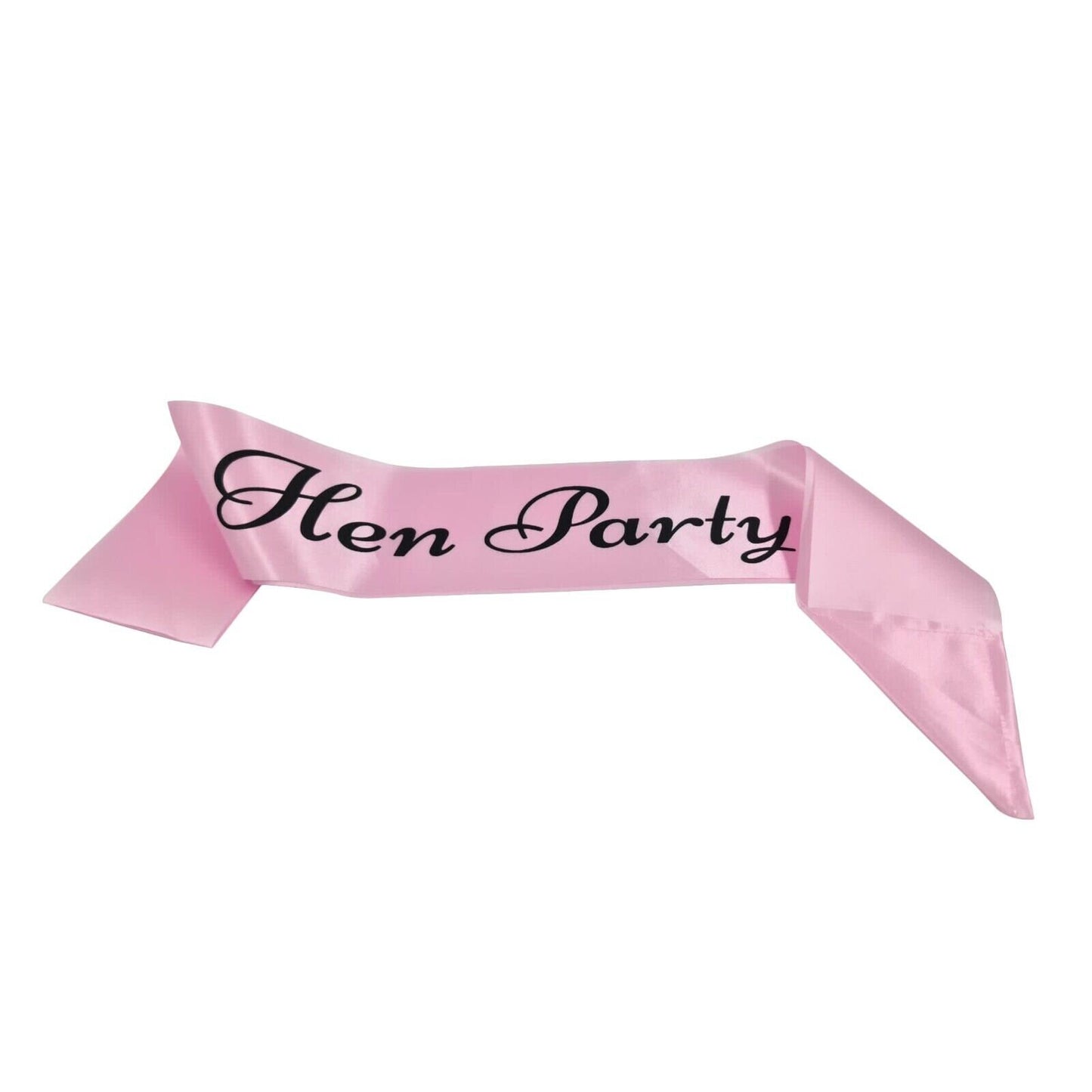 3pcs Hen Party Set Head Boppers Sash & Badge Night Out Pink Headband