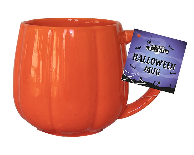 Halloween Pumpkin & Cauldron Mug coffee Cups Tea Spooky Party Tableware Gift 2 x Etsy