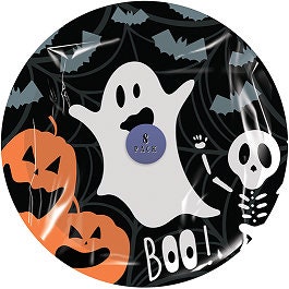 Halloween Paper Plates 22.5cm 8pk - Kids Party Table Decoration Decor Setting Etsy