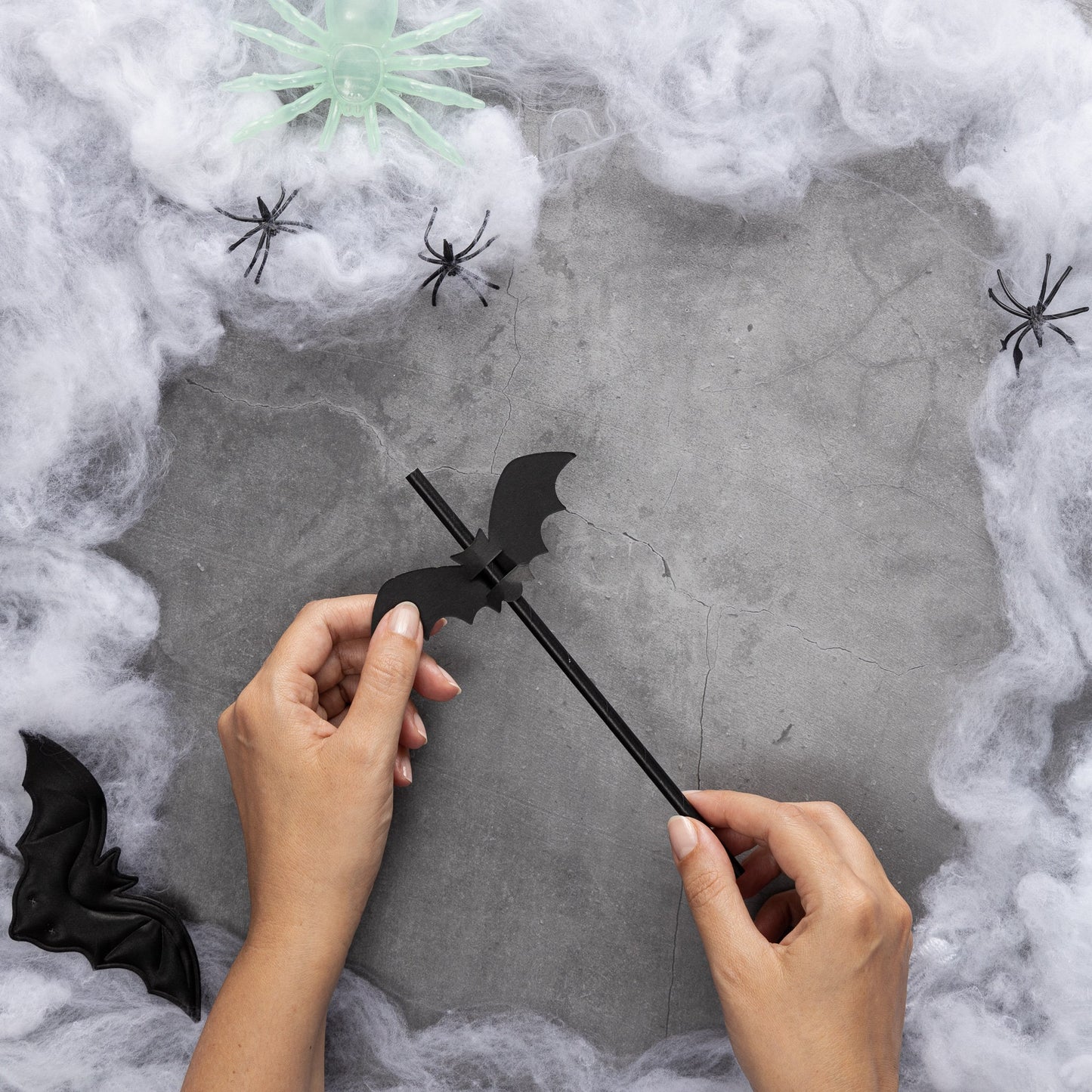 Halloween Bat Paper Straws Party Table Accessory Tableware Supplies 16 x Etsy