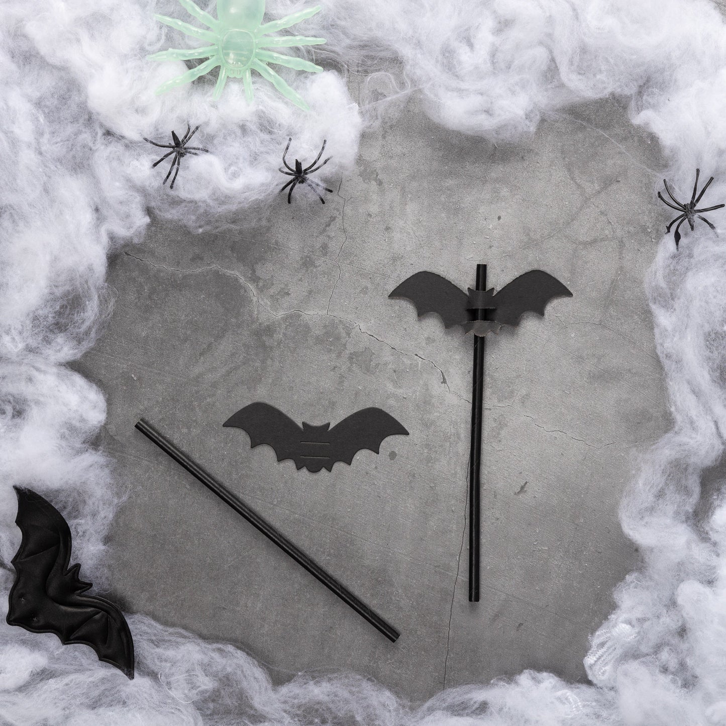 Halloween Bat Paper Straws Party Table Accessory Tableware Supplies 16 x Etsy