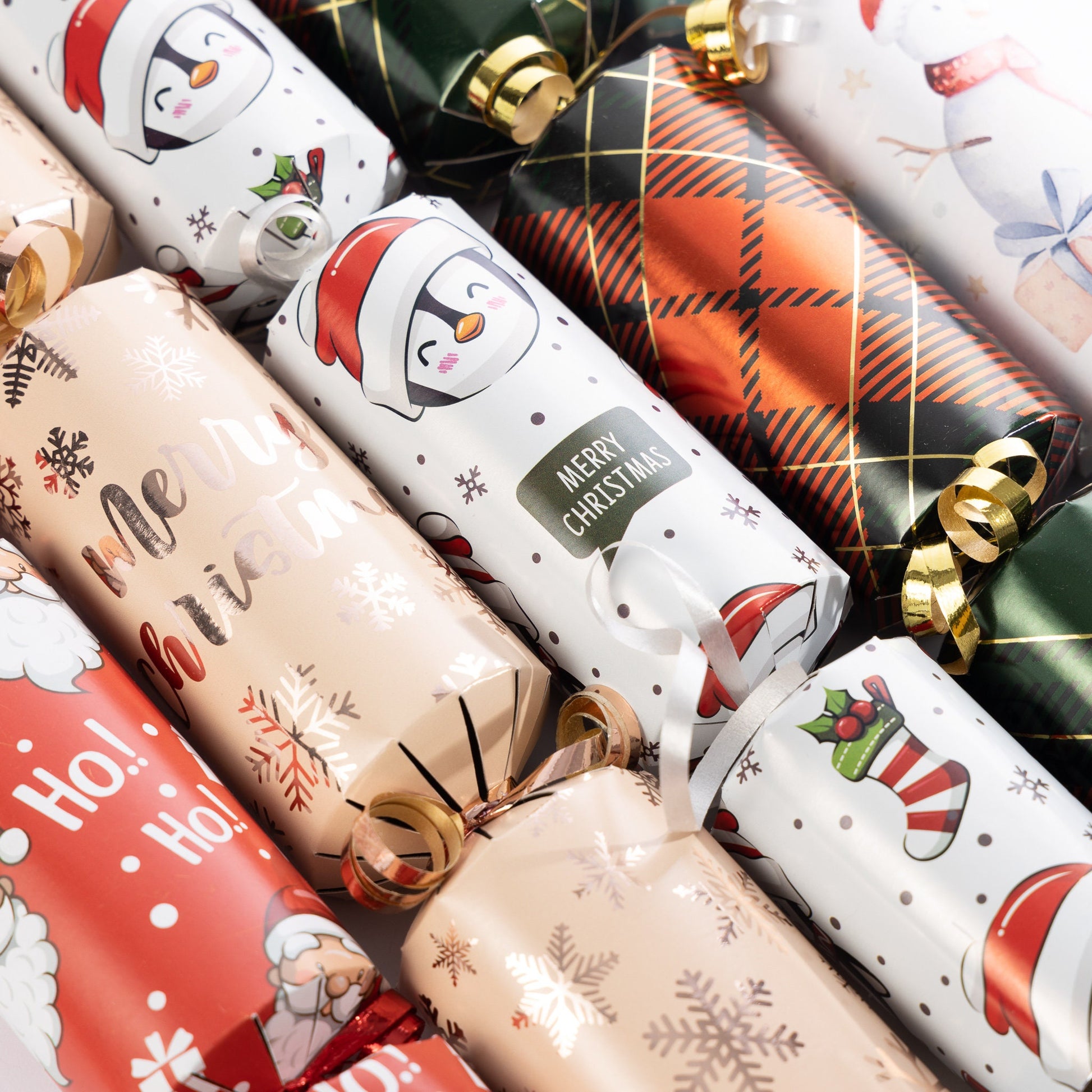 12 X Make Your Own Christmas Cracker kit Hats Snaps Crackers Jokes Ribbon Etsy