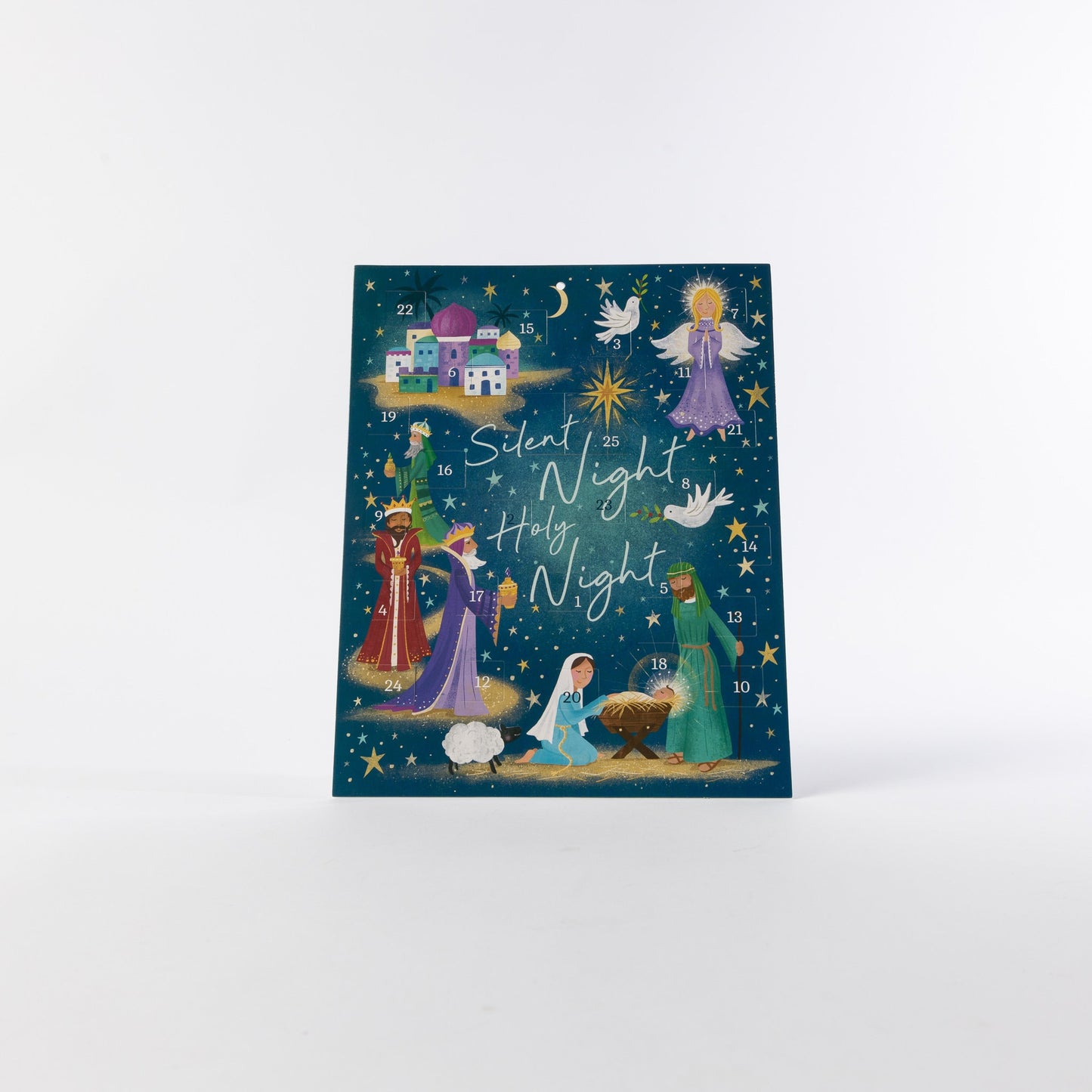 Advent Calendar Traditional Nativity Christmas Countdown Children Gift Envelope