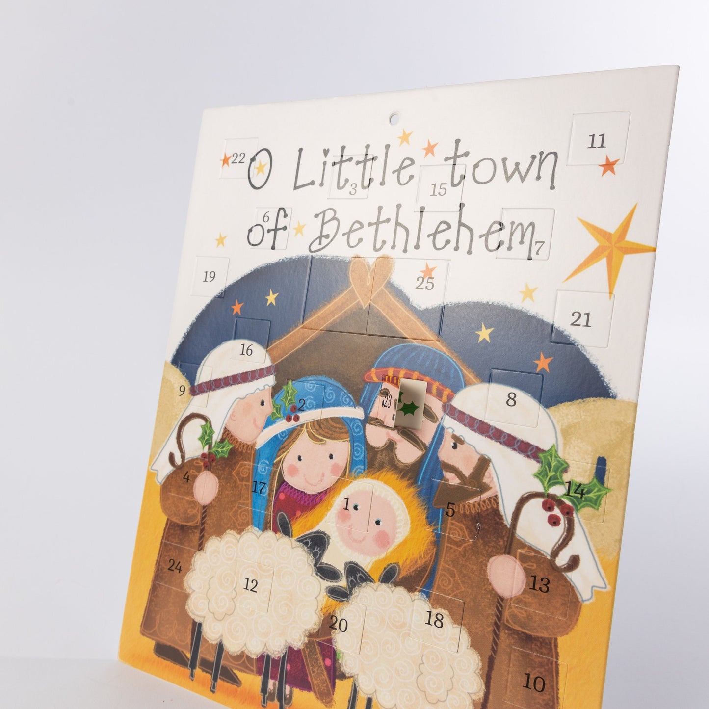 Traditional Nativity Christmas Advent Calendar Countdown Children Gift Envelope