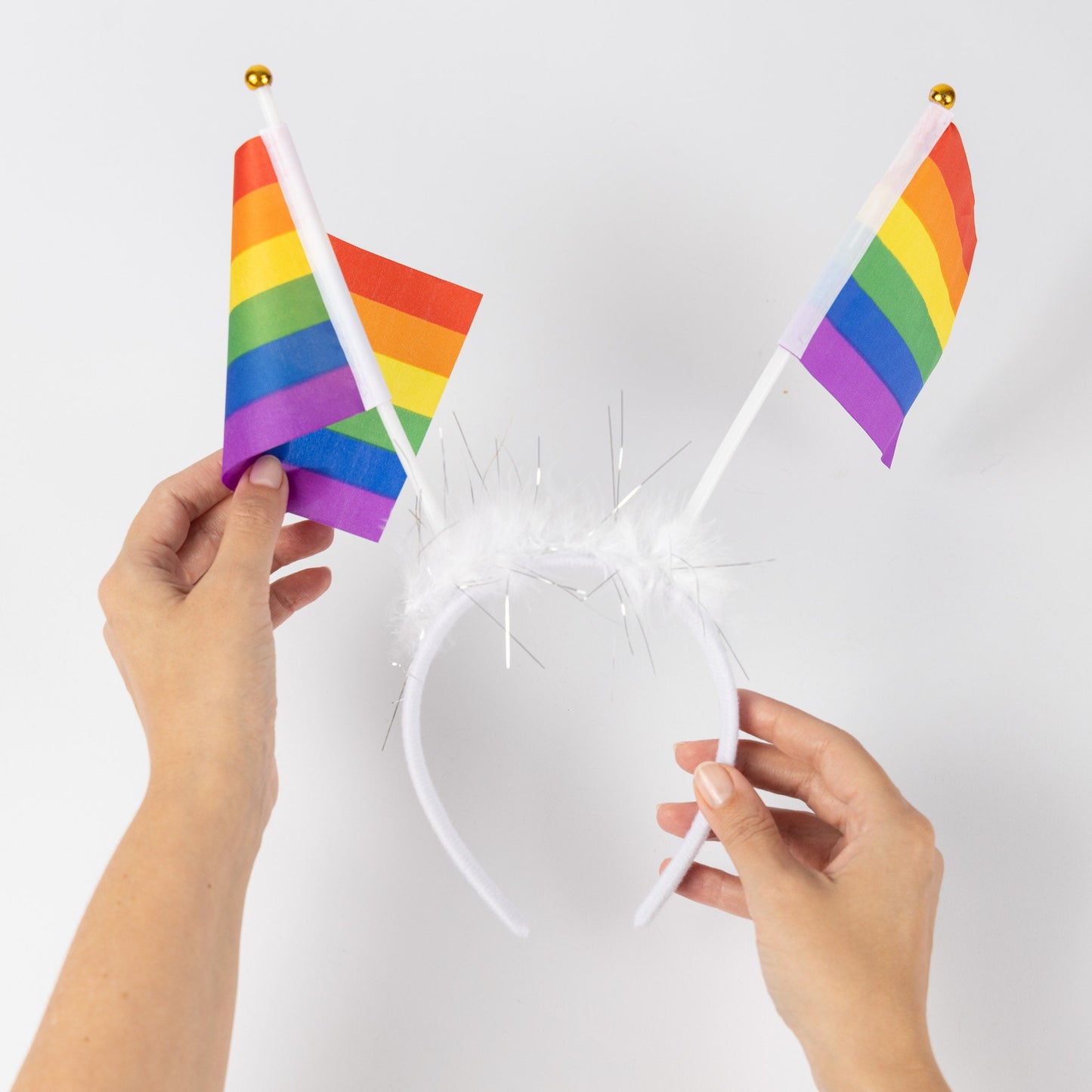 Pride Headband Bopper with Flags Day Fancy Dress Parade LGBTQIA2S