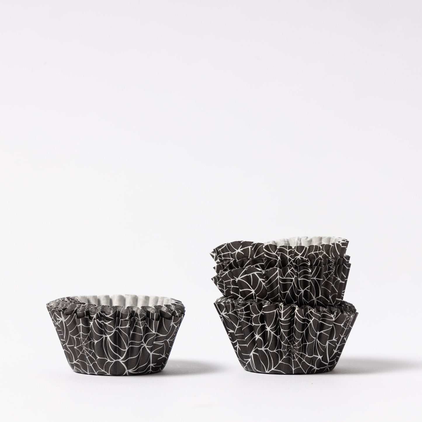 80 Mini Halloween Cupcake Cases Baking Muffin Cake Petits Fours Pumpkin Cobweb Etsy