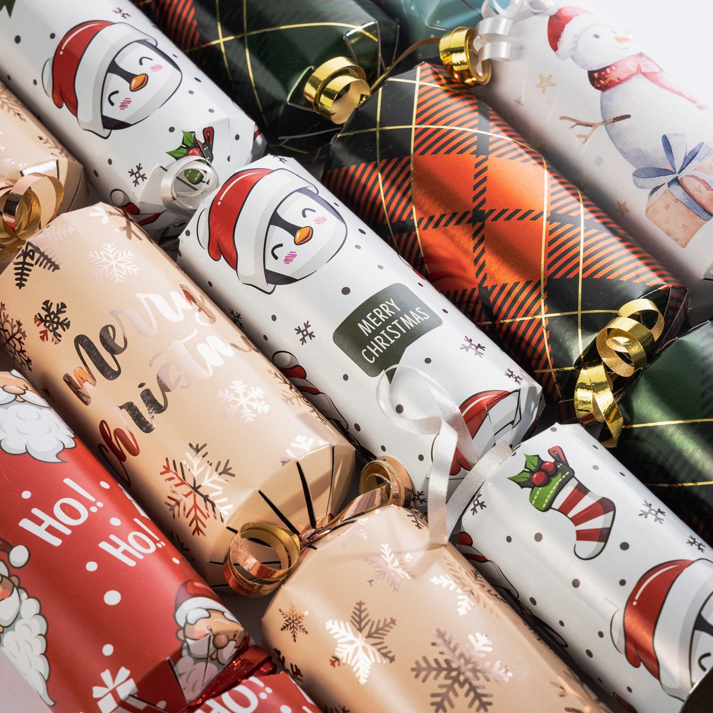 Make Your Own Christmas Cracker kit Crackers Hats Snaps