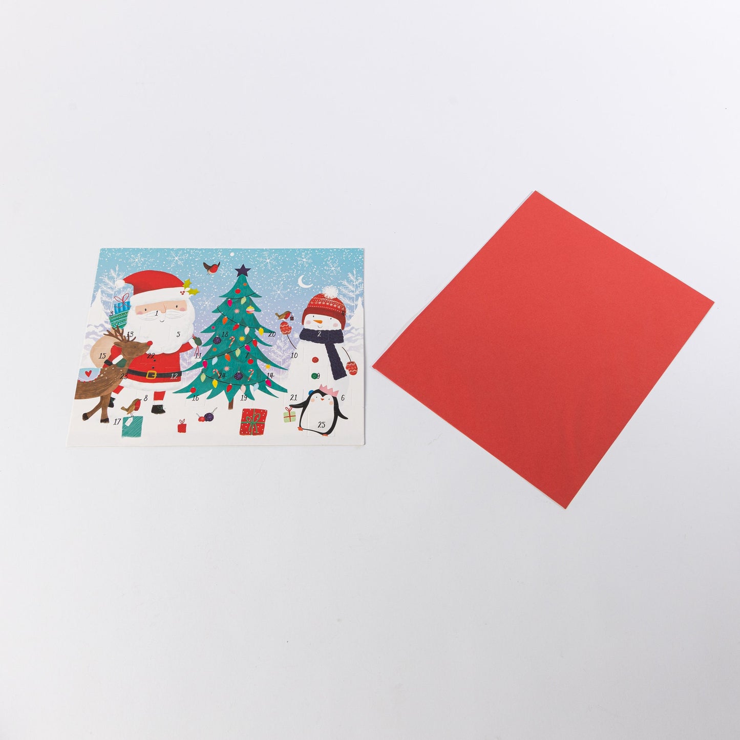 Advent Calendar Traditional Nativity Christmas Countdown Children Gift Envelope