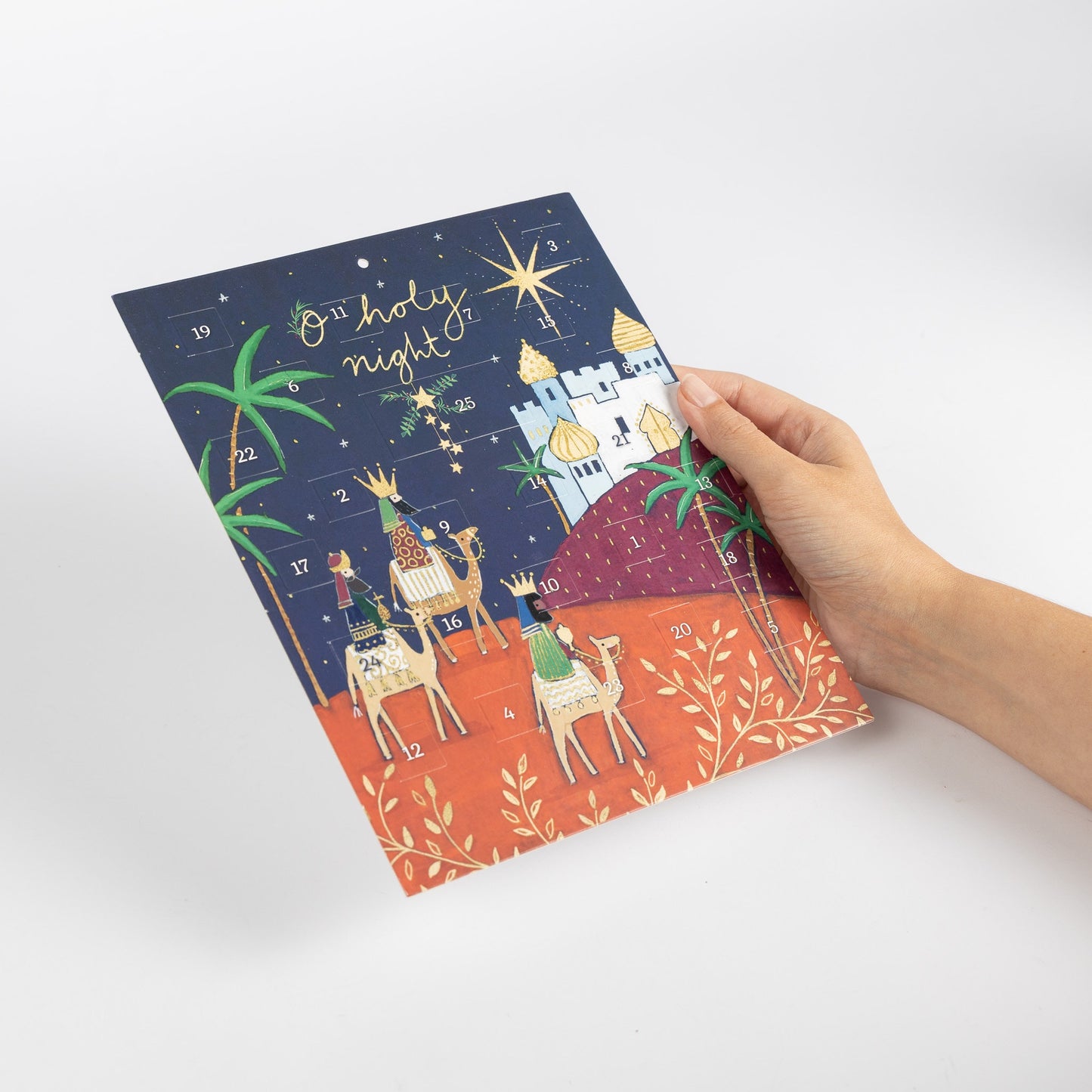 Advent Calendar Traditional Nativity Christmas Countdown Children Gift Envelope