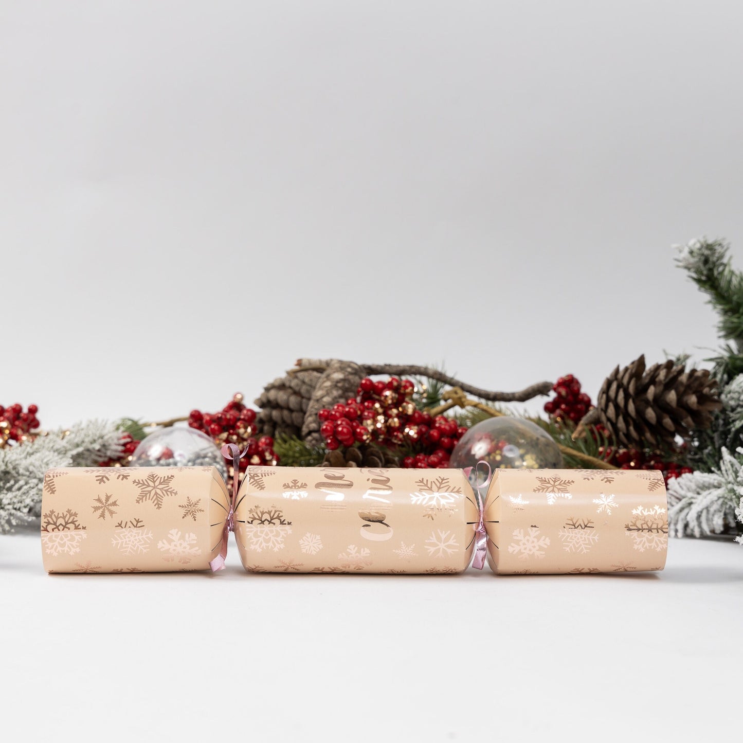 Make Your Own Christmas Cracker kit Crackers Hats Snaps Rose gold Etsy