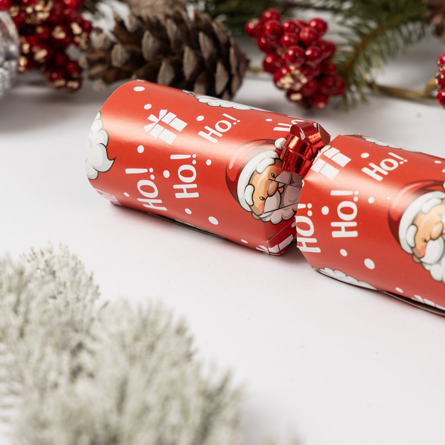 Make Your Own Christmas Cracker kit Crackers Hats Snaps Santa hohoho Keechi & co.