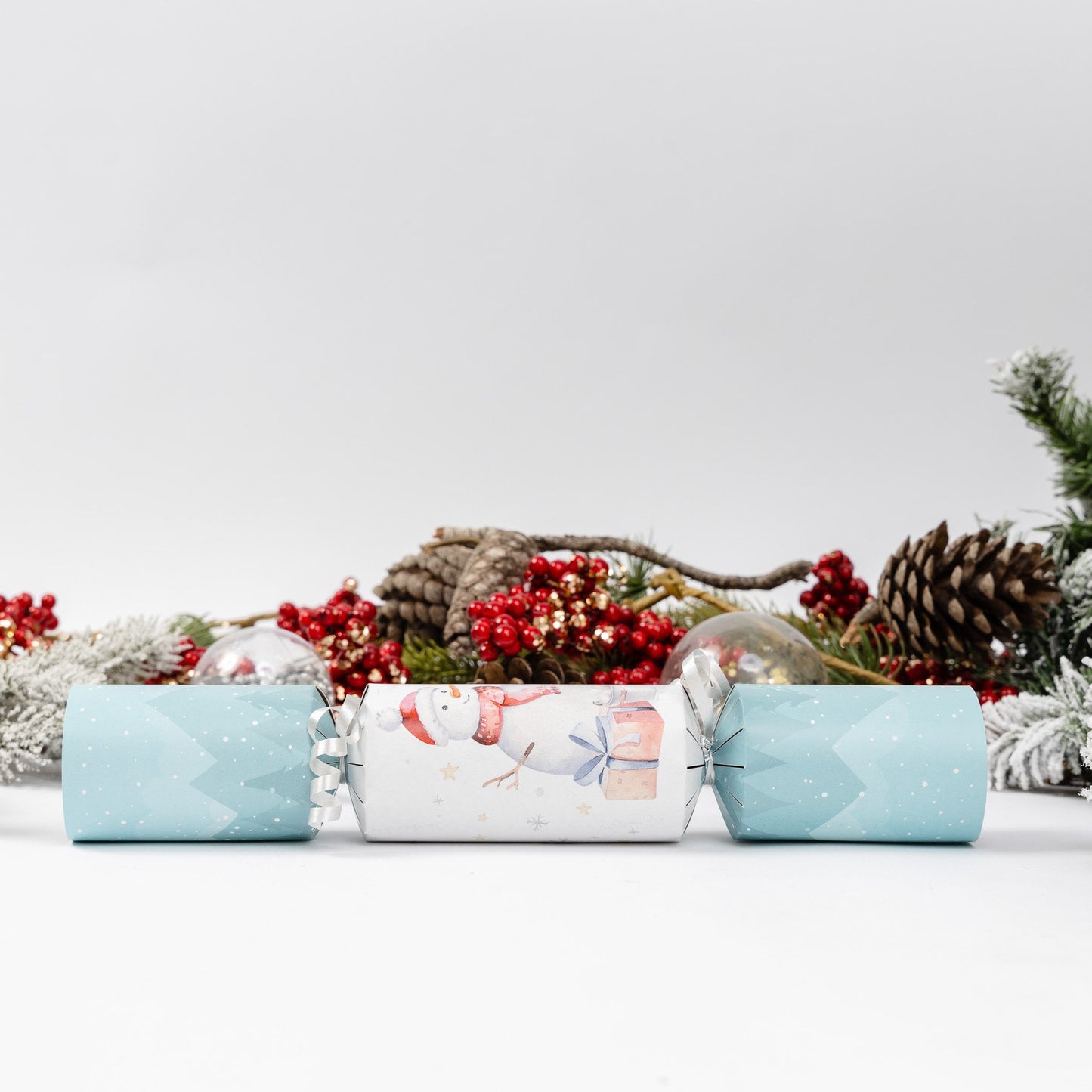 Make Your Own Christmas Cracker kit Crackers Hats Snaps snowman Keechi & co.