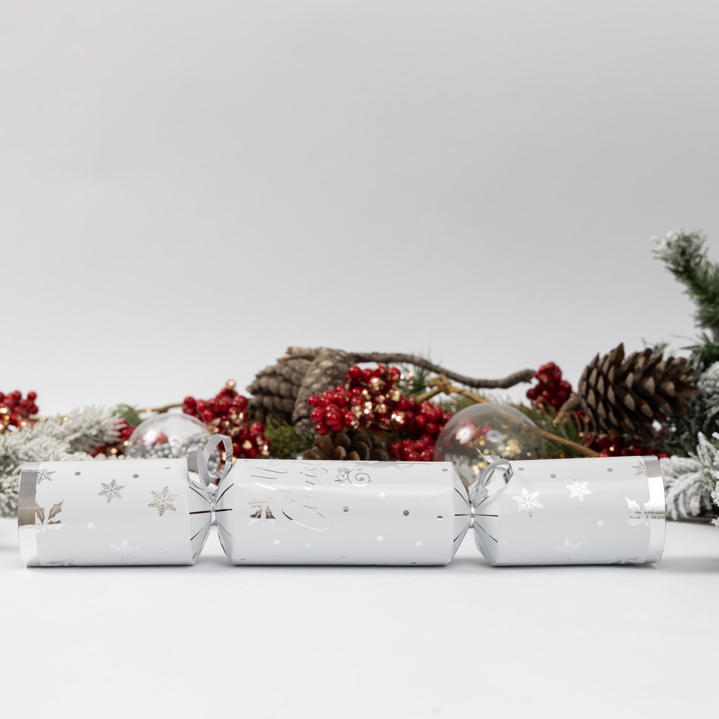 Make Your Own Christmas Cracker kit Crackers Hats Snaps silver deer Etsy