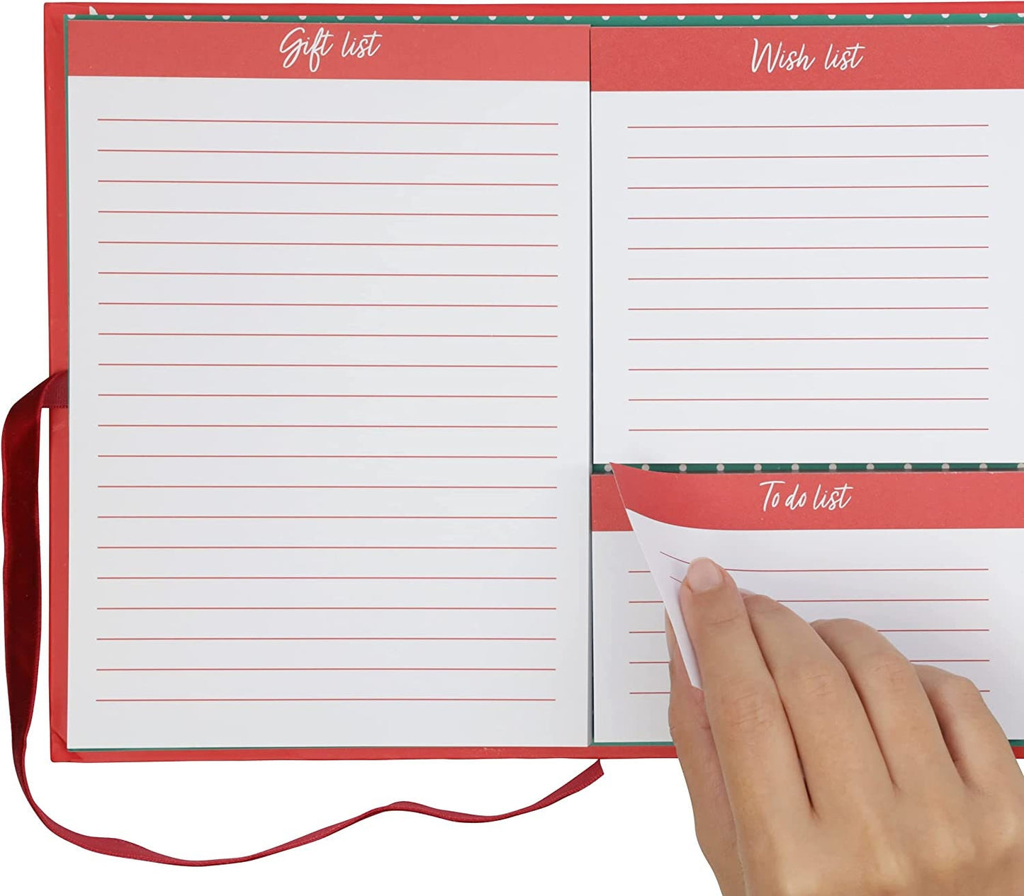 Christmas planner diary hard back gift organiser notes to do wish gift list don't forget its Christmas reminder 2024 2023 Keechi & co.