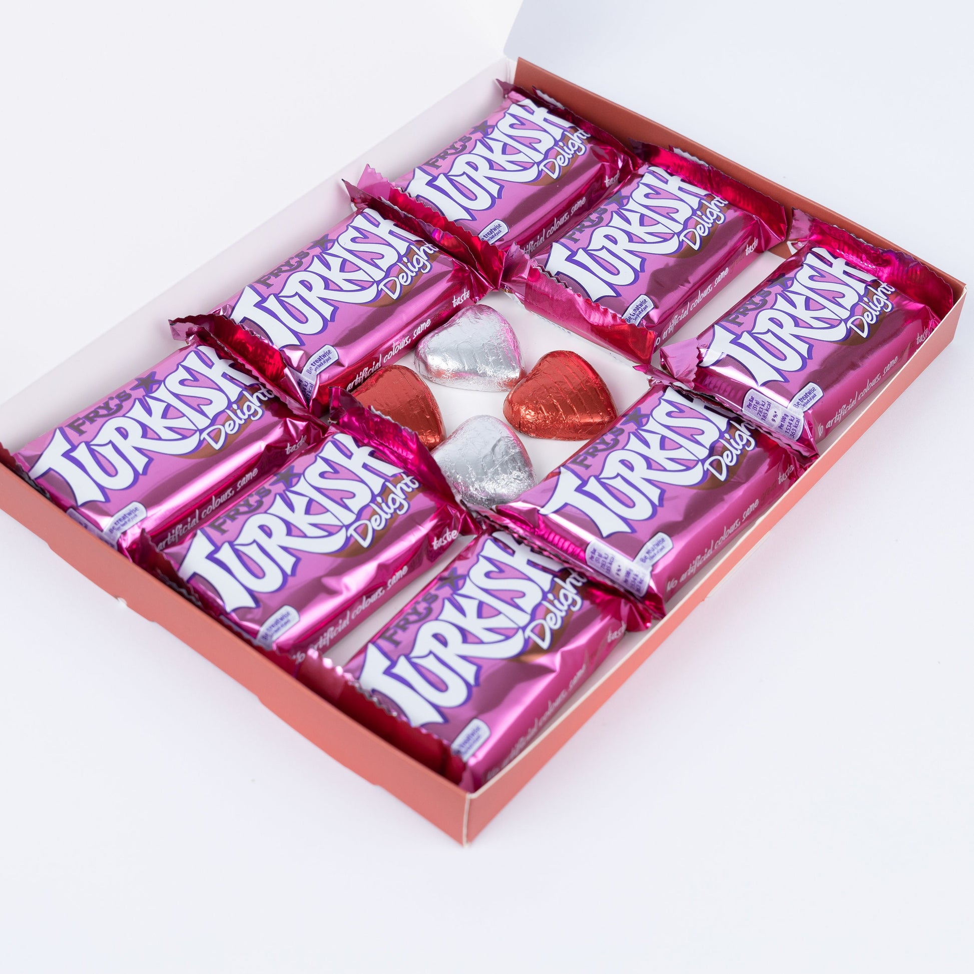 Frys Turkish Delight Chocolate Hearts Cadbury Gift Box Hamper Valentines Day Etsy